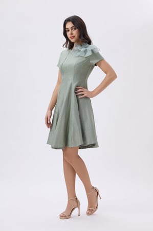 فستان قصير تركوازي | Prando