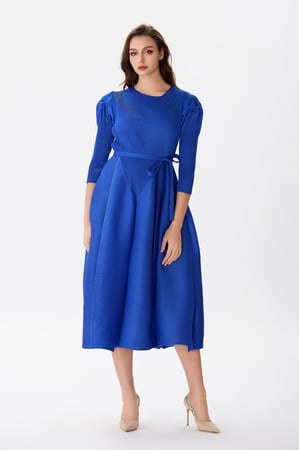 فستان بليسية أزرق