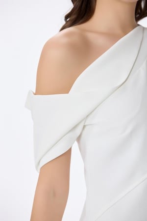 فستان كريب ناعم