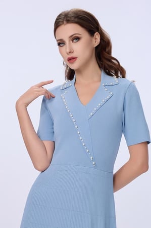 فستان سماوي استرتش