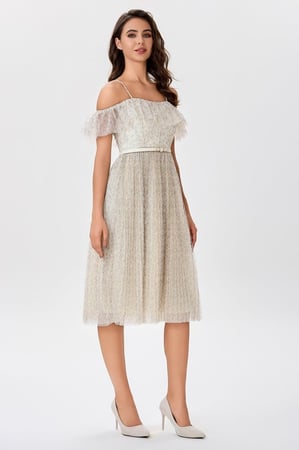 فستان تول قصة كورسية