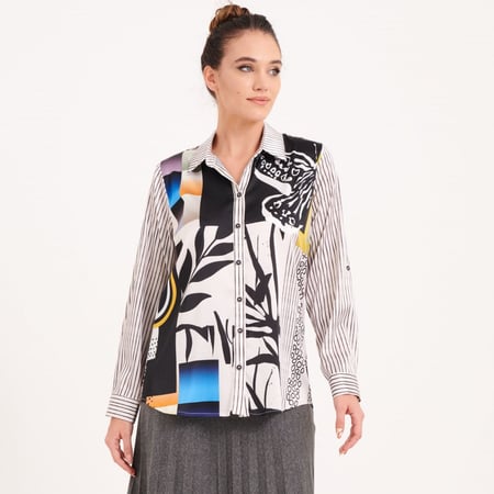 بلوزة مطبوعة