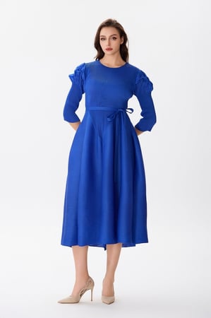 فستان بليسية أزرق