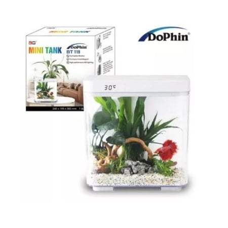 KW DoPhin Mini Tank PT-119 AQUARIUM FISH حوض أسماك الزينة