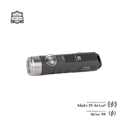 كشاف (A1) 650 لومنز - 110 متر - 300 ملي امبير - رصاصي