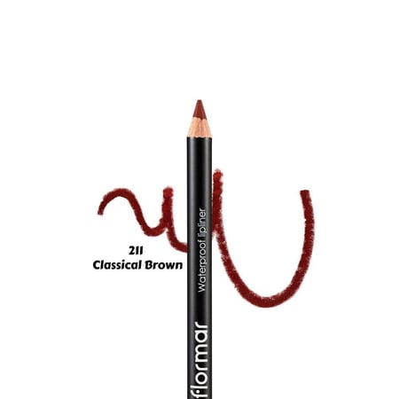 قلم تحديد شفاه ضد الماء 211 من فلورمار بني 1.14ج