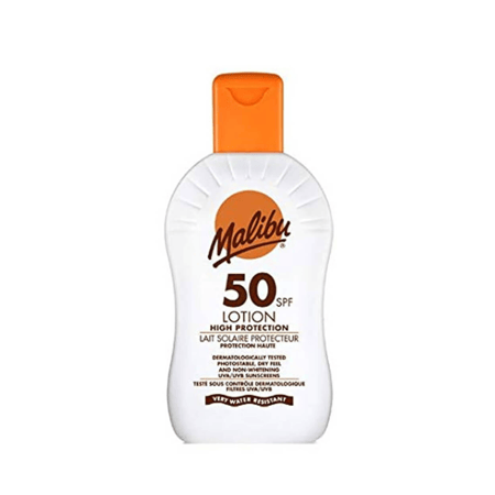 ماليبو لوشن واقي شمس للجسم مع SPF50 مقاوم للماء -100مل