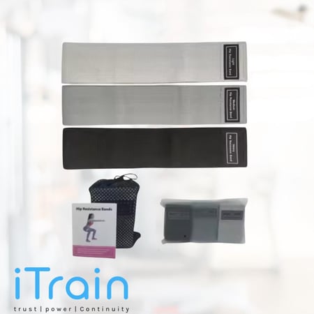 حبل مقاومة قصير ( مجموعة من ٣ قطع )