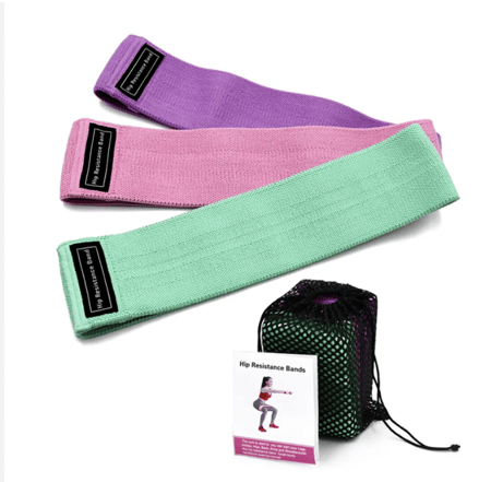 حبل مقاومة قصير ( مجموعة من ٣ قطع )