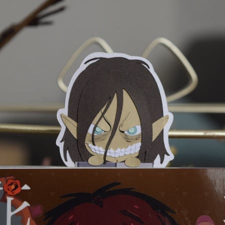 فاصل كتاب بشخصية Titan Eren