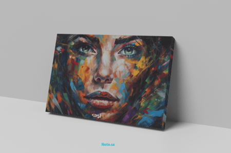 لوحة الفنانة