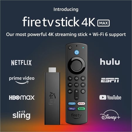 جهاز أمازون فاير ستك 4كي ماكس Amazon Fire TV Stick 4K MAX