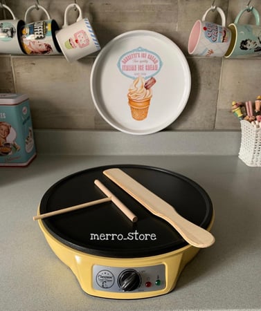 آلة صنع الكريب ماركة بيسرون / اصفر