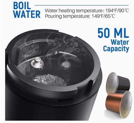 باكيج آلة صنع القهوة المحمولة مع حقيبتها