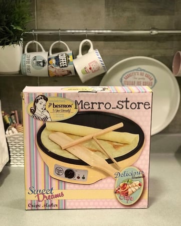 آلة صنع الكريب ماركة بيسرون / اصفر