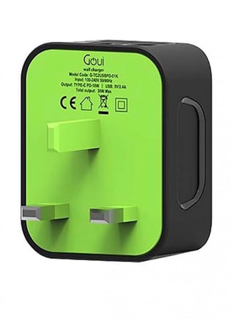 شاحن سبوت جداري بتقنية الشحن السريع PD وخاصية الكشف التلقائي