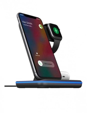 منصة شحن لاسلكي 3 في 1