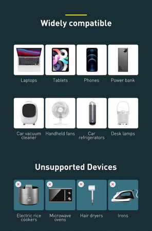 توصيلة سيارة ماركة Baseus