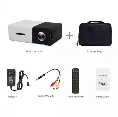 جهاز بروجكتر   محمول  يإضاءة LED