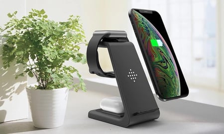 منصة شحن لاسلكي 3 في 1