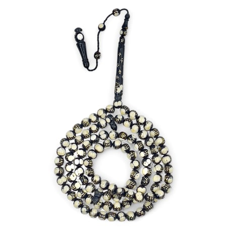 سبحة يسر مطعم بالفضة و الفسفور المضيئ