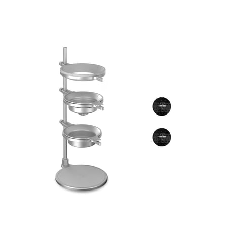 Smooth Pour Over Chilling  Ball Stand-Silver