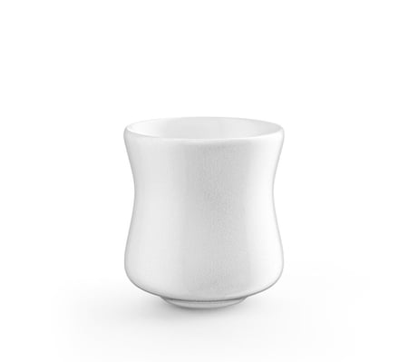 Aura series Ceramic Cup-150ml-Thick-White