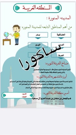 مشروع مدن المملكه العربيه السعوديه ( لغتي خامس )