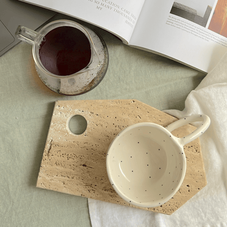 قاعدة مستطيلة من رخام Travertine