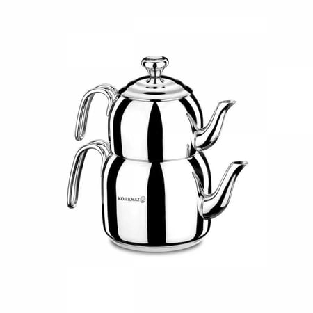 طقم ابريق الشاي كوركماز استيل A057