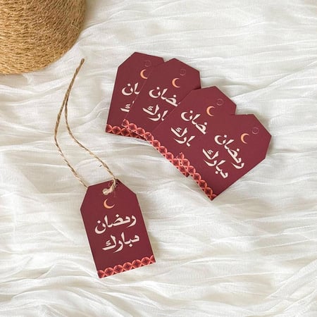 تاق (رمضان مبارك) عودي (12حبة)