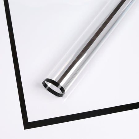 تغليف بلاستيك شفاف بخط اسود