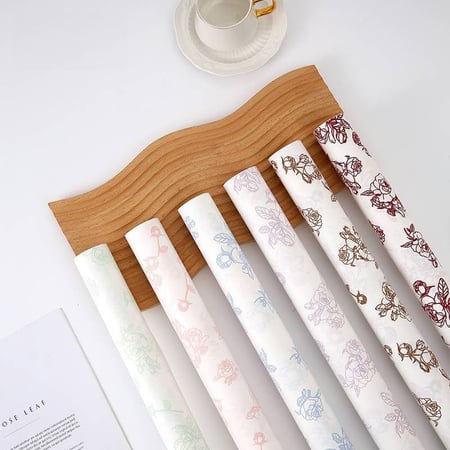 ورق تغليف ديكوباج احمر (15 حبة)