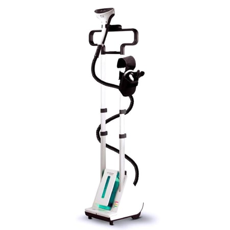 بلاتينوم BG-511A، جهاز بخار للملابس توربو، بخار مستمر حتى 75 دقيقة، خزان مياه كبير بسعة 1.8 لتر، مضاد للتنقيط، 2250 واط – أبيض