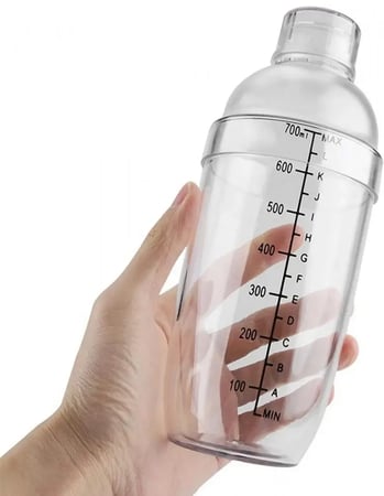 شيكر شفاف 700 مل