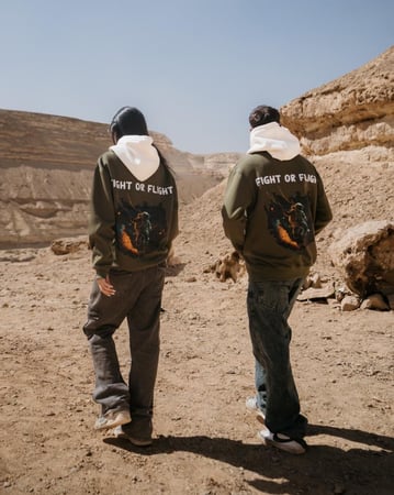 Oversized Oil hoodie - unisex