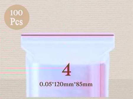 اكياس نايلون قفل مقاس 4