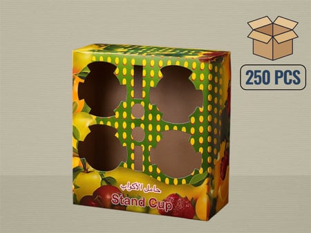حامل الاكواب اربع عيون 250 حبة