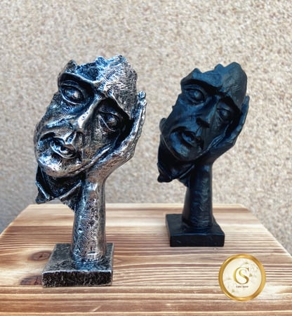 تحفه بشكل وجه (ارتفاع 13سم)