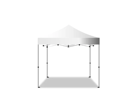 3*4.5 WHITE iron tube tent (ordinary) (TYPE A) - بدون أي اضافة باللوان الابيض