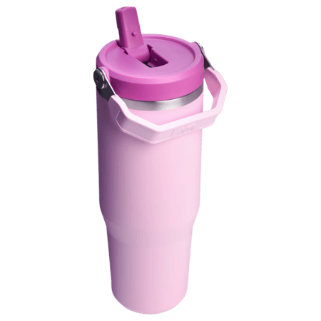Stanley Ice Flow GO 890ml/30oz Flip Straw Wtr Btl Cherry Blossom