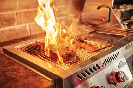 Built-In 700 Series 18" Dual Infrared Burner Propane, Stainless Steel