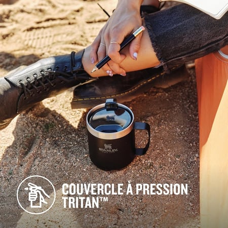 The Legendary Camp Mug .35L / 12oz-Matte Black Pebble