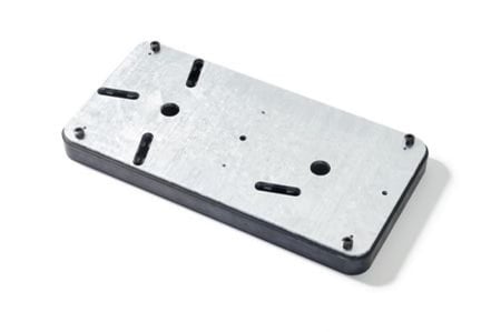 Extra weight, for wide curved base