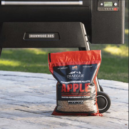 Traeger Apple Bbq Wood Pellets 20Lb Bag