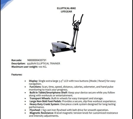 ELLIPTICAL TRAINER
