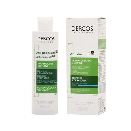 شامبو ديركوس المضاد للقشرة للشعر العادي الى الدهني من فيشي 200مل