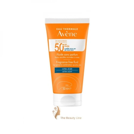 افين- واقي شمس سائل بحماية فائقة بعامل حماية 50 غير معطر - 50 مل