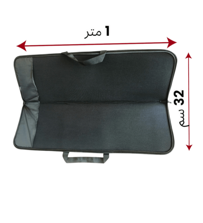 جراب بندقية P35 مزودة ب ثلاثة جيوب خارجية وجيب اضافي اللون زيتي