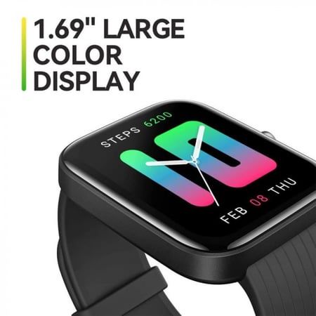 ساعة ذكية أمازفيت بيب 3 برو - أسود